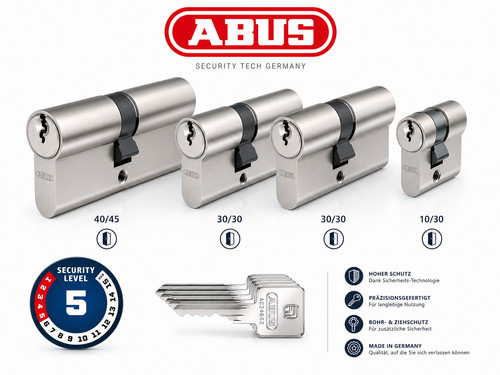 Abus profilzylinder e20np 4er - profilzylinder,